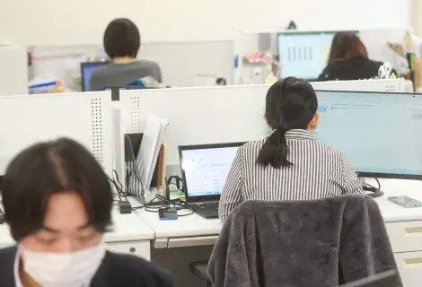 池袋本社の様子です。