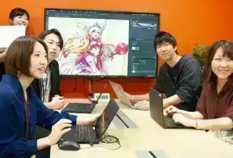 、“教育、企画、制作、管理、流通“すべてを網羅する総合デジタルコンテンツメーカーを目指しています